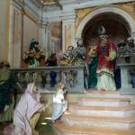 Sacro Monte: interno cappella "Battesimo di Maria"