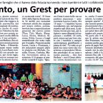 Ticino: Un grest per provare a ripartire